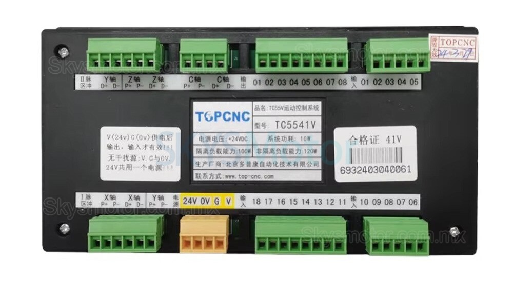 Controlador CNC TC5521V/TC5531V/TC5541V Controlador de motor paso a paso/servo programable